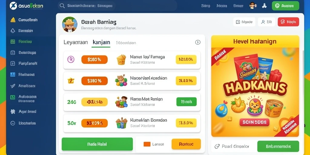 Menampilkan antarmuka pengguna yang intuitif dan menarik.