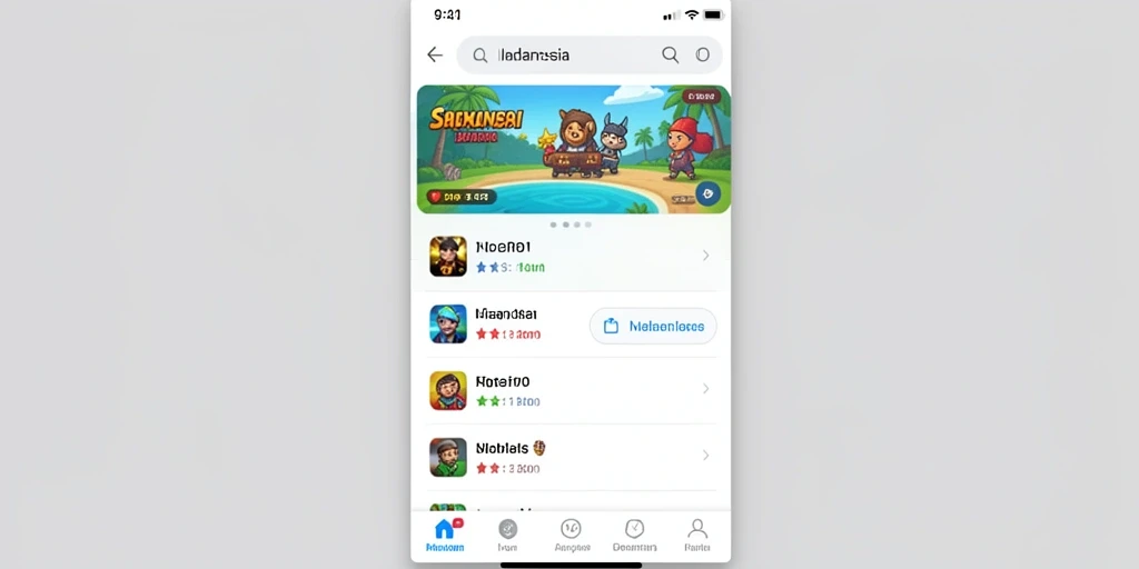 Screenshot menunjukkan tampilan antarmuka permainan yang menarik.