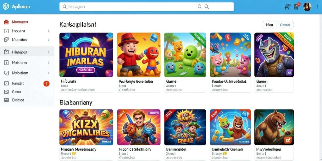 Tampilan antarmuka pengguna yang intuitif dan menarik.