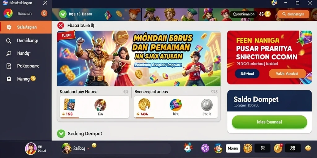 Tampilan grafis yang modern dan menarik.
