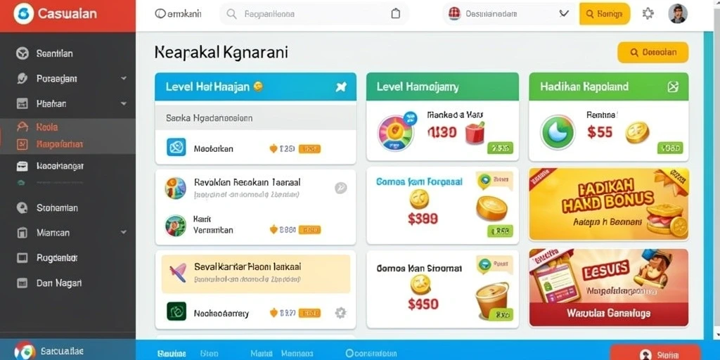 Tampilan awal aplikasi DUREN777 yang menarik dan mudah dinavigasi.