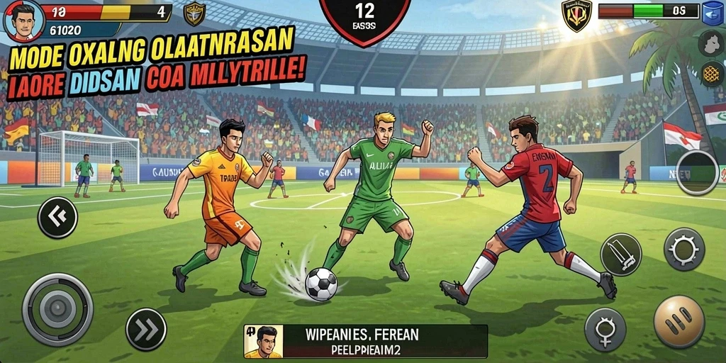 Tampilan permainan yang menawan dan modern.