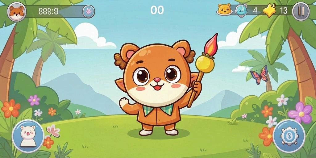 Screenshot fitur permainan yang menarik.