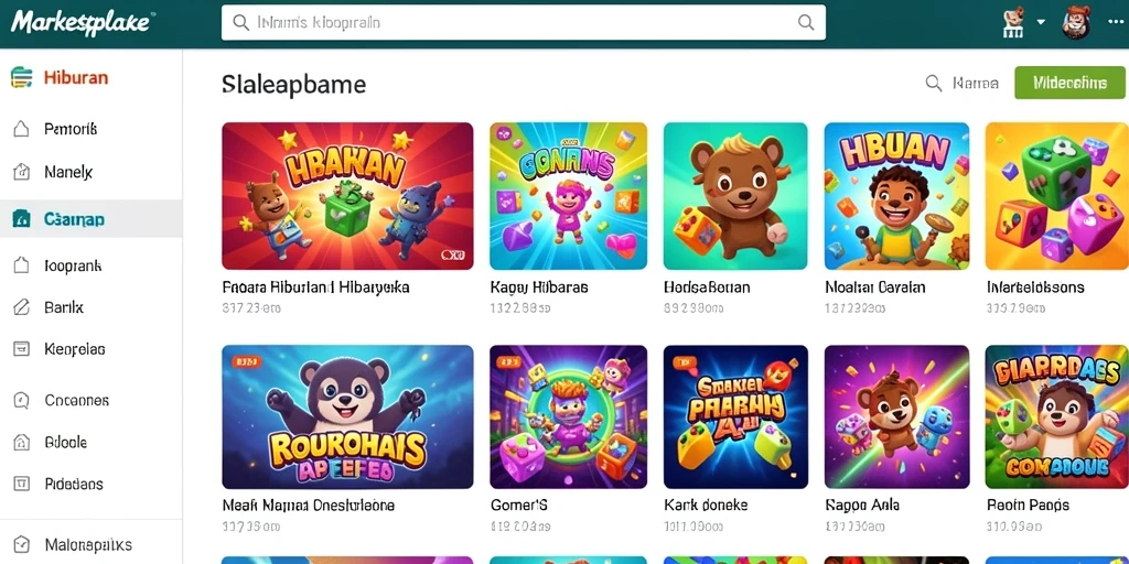 Tampilan awal dengan grafis yang menawan.