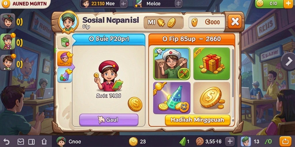 Grafis menakjubkan dengan tema permainan yang menarik.