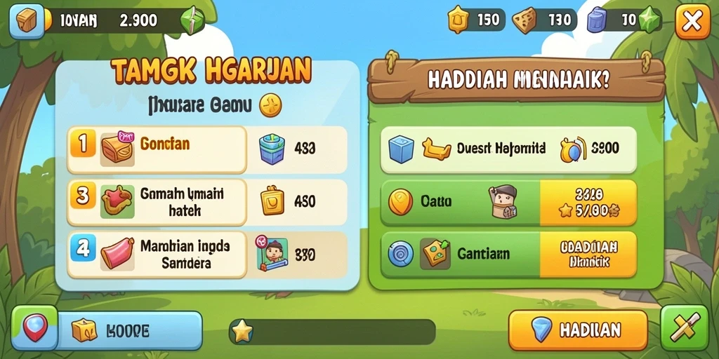 Tampilan awal permainan JUTA7 yang menawan.