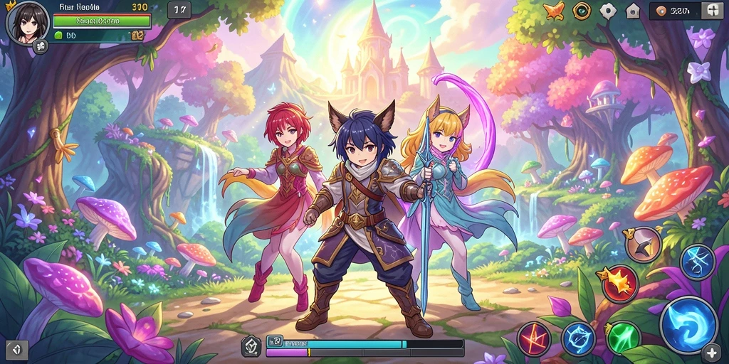 Screenshot mesin slot dengan tema mistis.