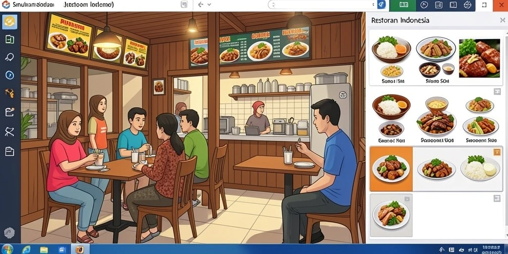 Tampilan antarmuka yang ramah pengguna.