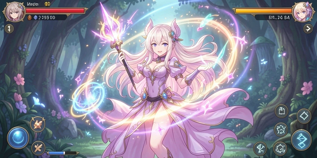 Tampilan utama game SUPERHOKI yang menarik.