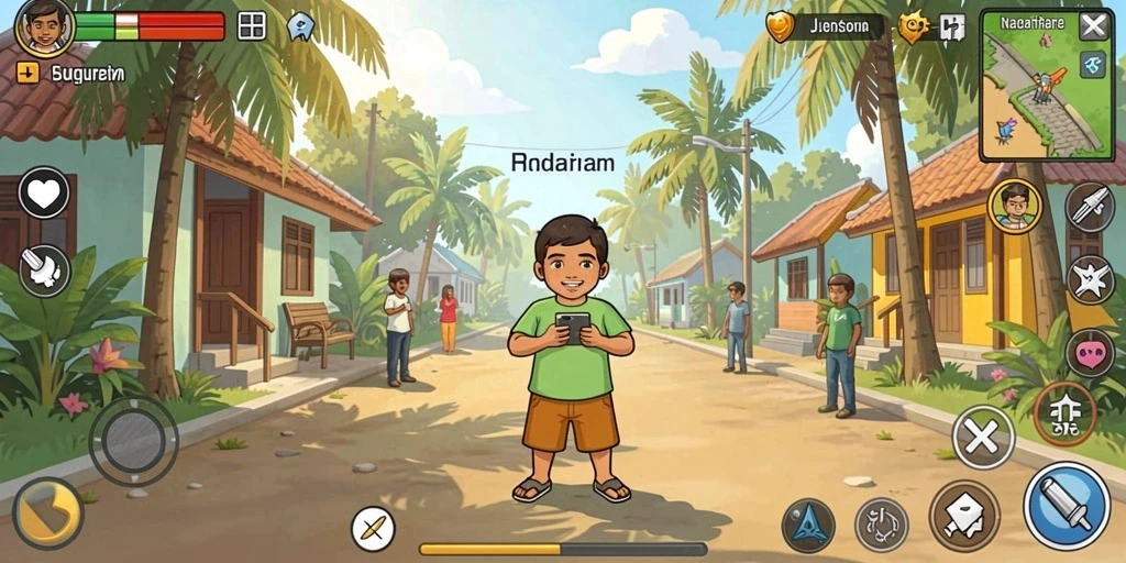 Tampilan antarmuka yang menarik dan modern.
